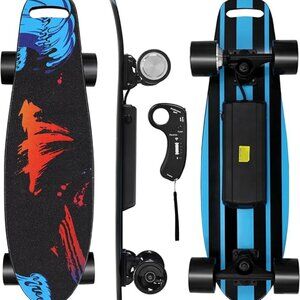Ebossom 10mph Electric skateboard with 350W Motor 27" Eboard with Remote Control